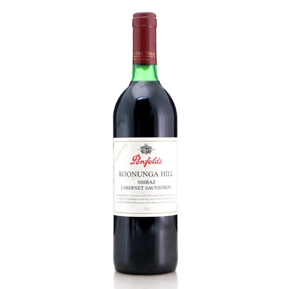  Penfolds Koonunga Hill Shiraz-Cabernet Sauvignon 1999
