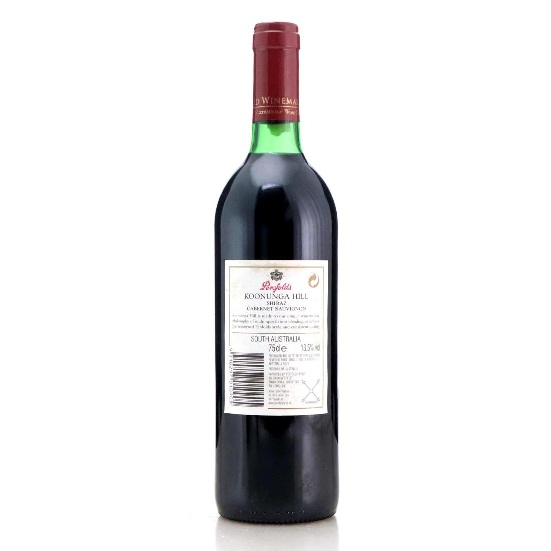  Penfolds Koonunga Hill Shiraz-Cabernet Sauvignon 1999