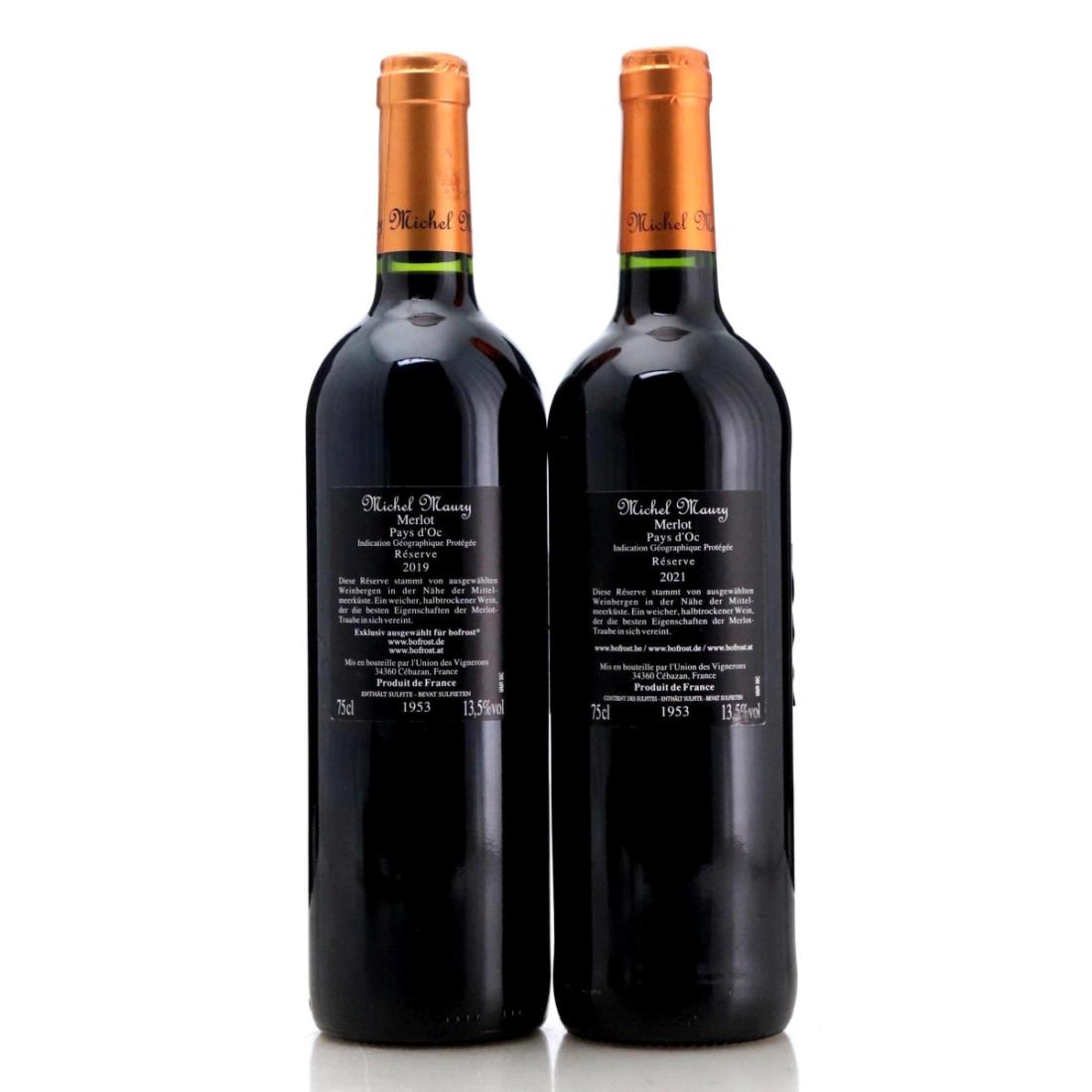 Image for Michel Maury Sélection Réserve Merlot x 2