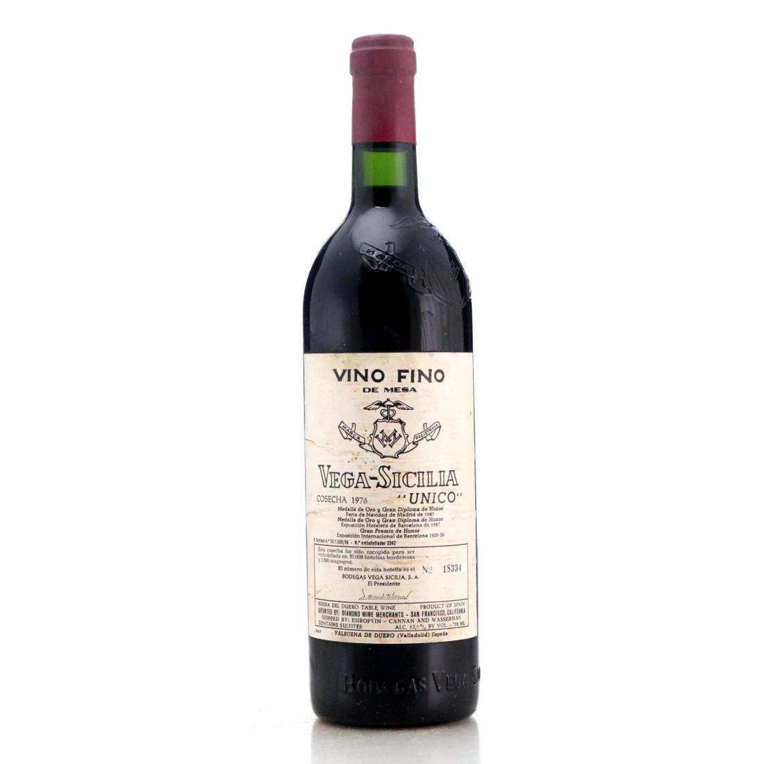 Vega Sicilia Unico 1976