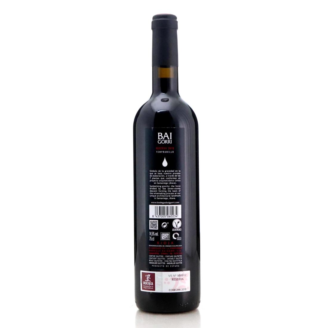 Bodegas Bai Gorri 2018
