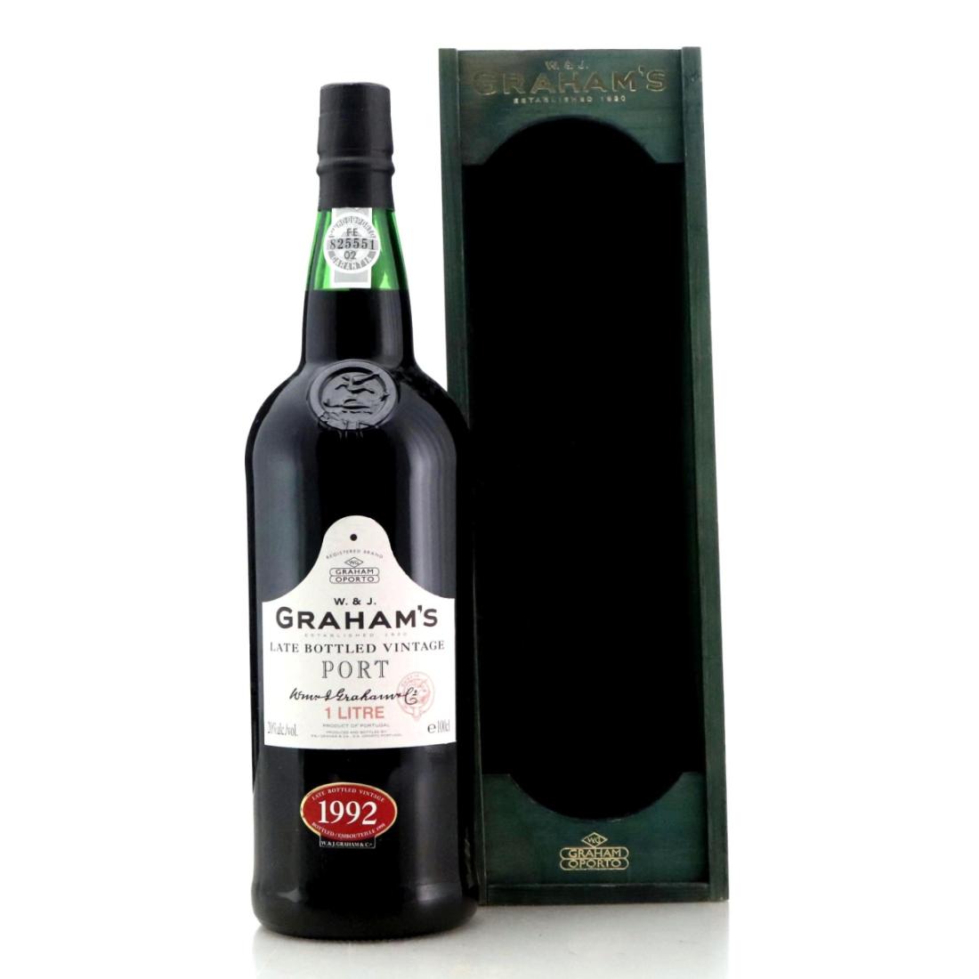 Image for Graham's 1992 Late Bottled Vintage Port / Litre 