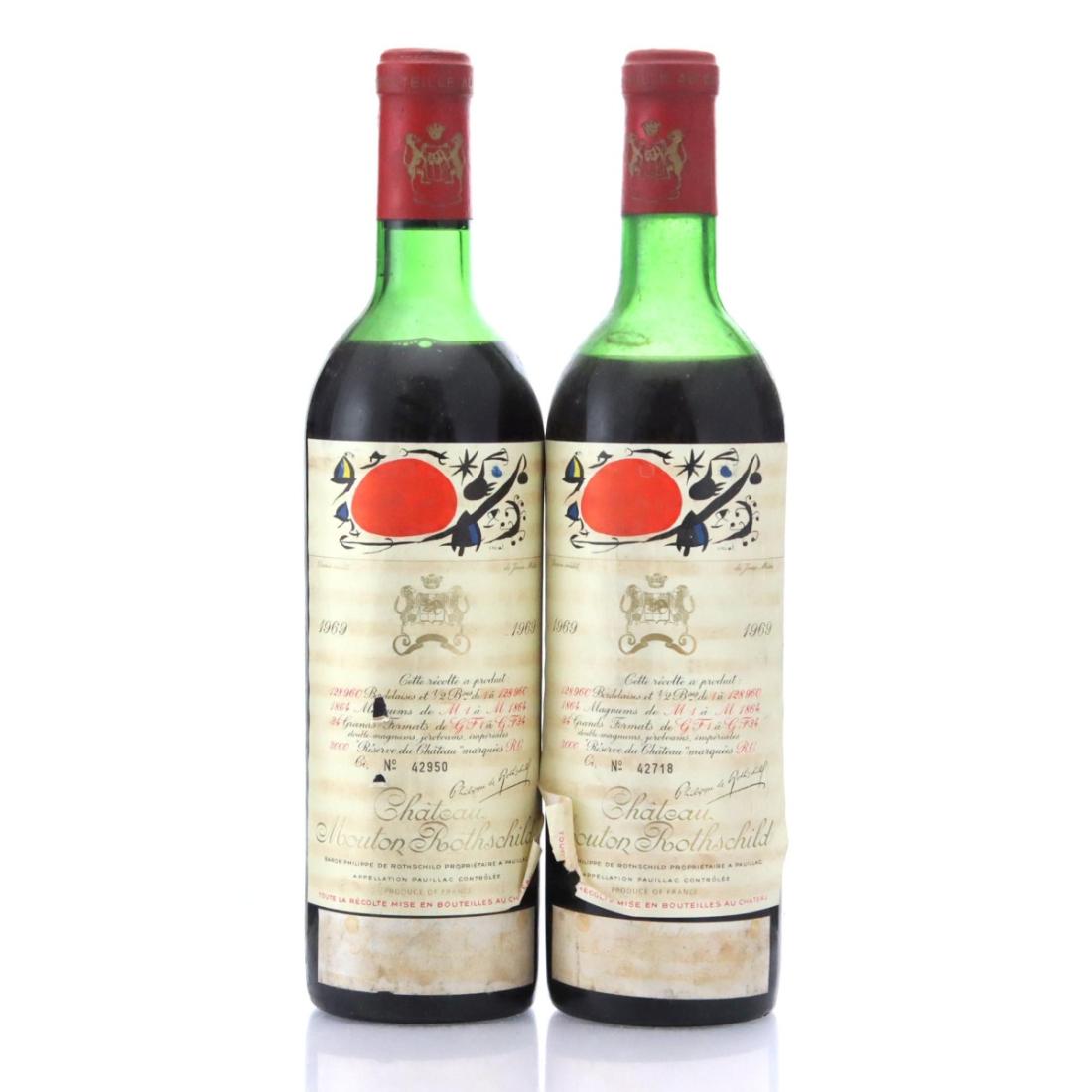 Château Mouton Rothschild 1969 x 2
