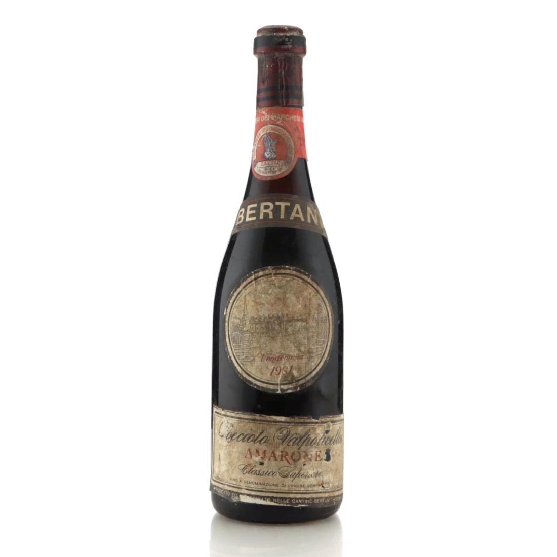 Bertani 1961 Recioto della Valpolicella Amarone Classico Superiore