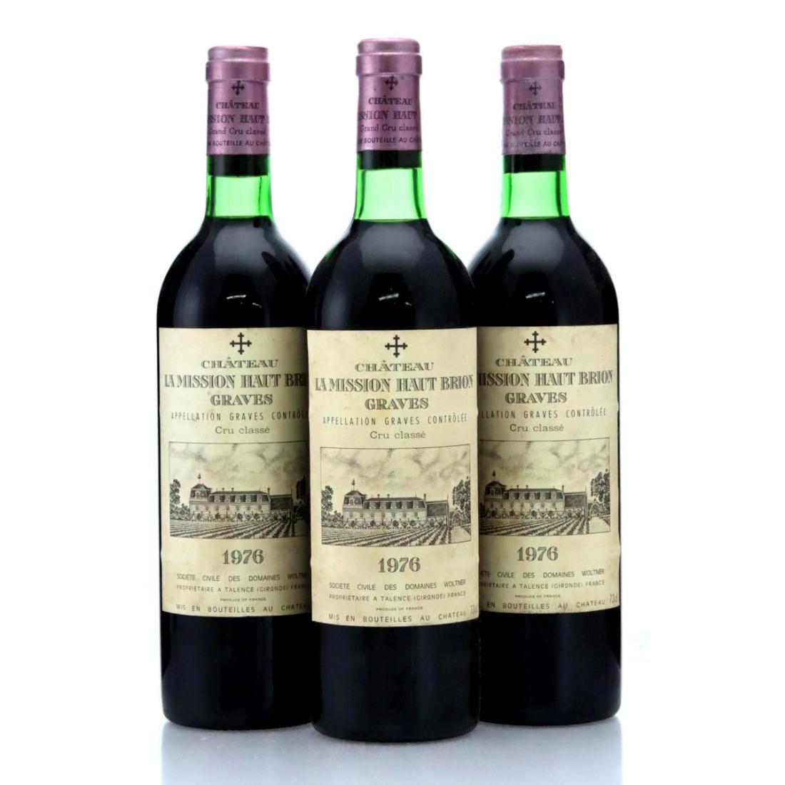 Château La Mission Haut-Brion 1976 x 3
