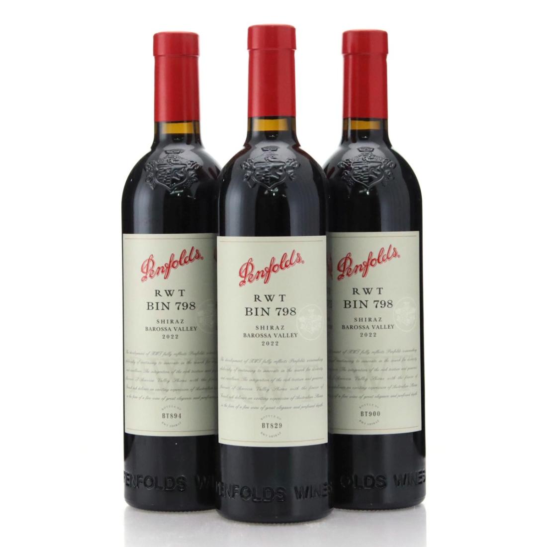 Penfolds RWT Bin 798 Shiraz 2022 x 3