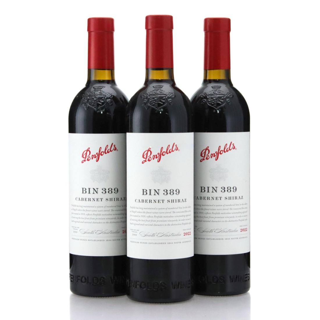 Penfolds Bin 389 Cabernet-Shiraz 2022 x 3
