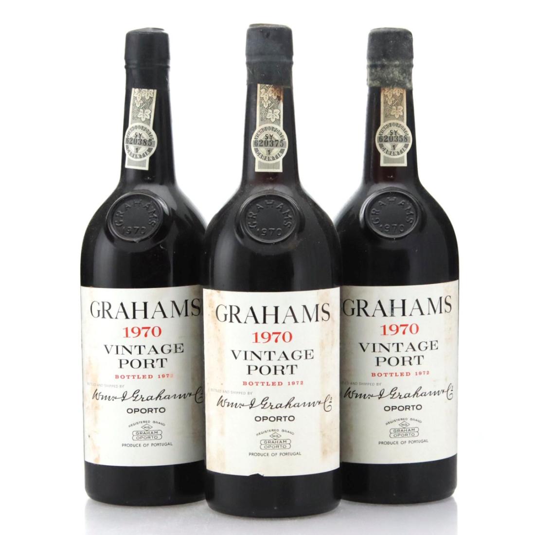 Graham's 1970 Vintage Port x 3