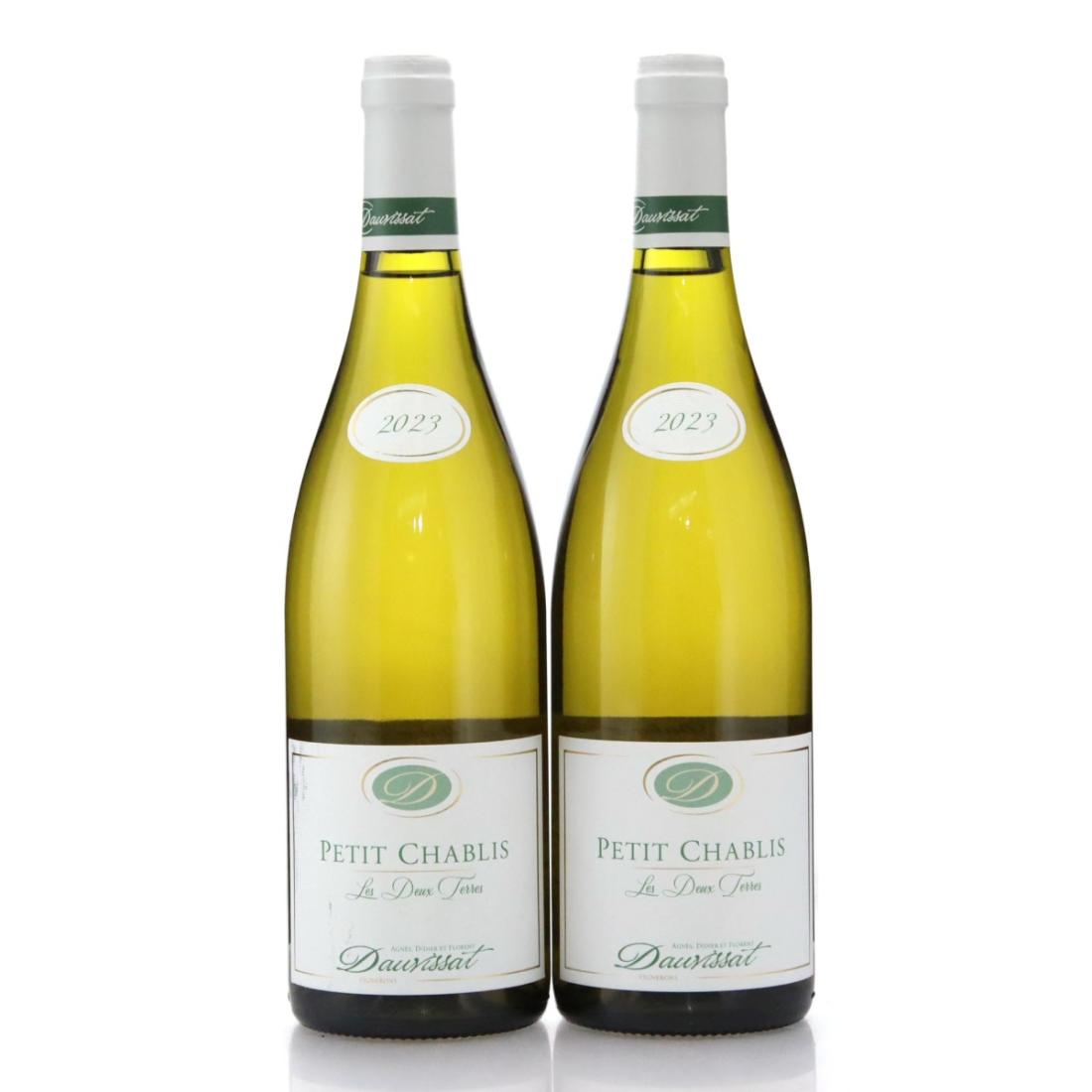 Agnès & Didier & Florent Dauvissat Les Deux Terres 2023 Petit Chablis x 2