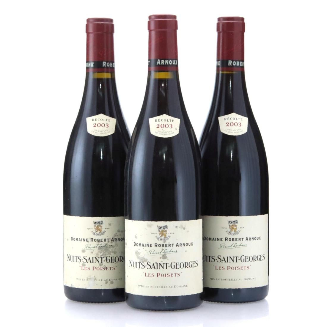 Domaine Arnoux-Lachaux Les Poisets 2003 x 3