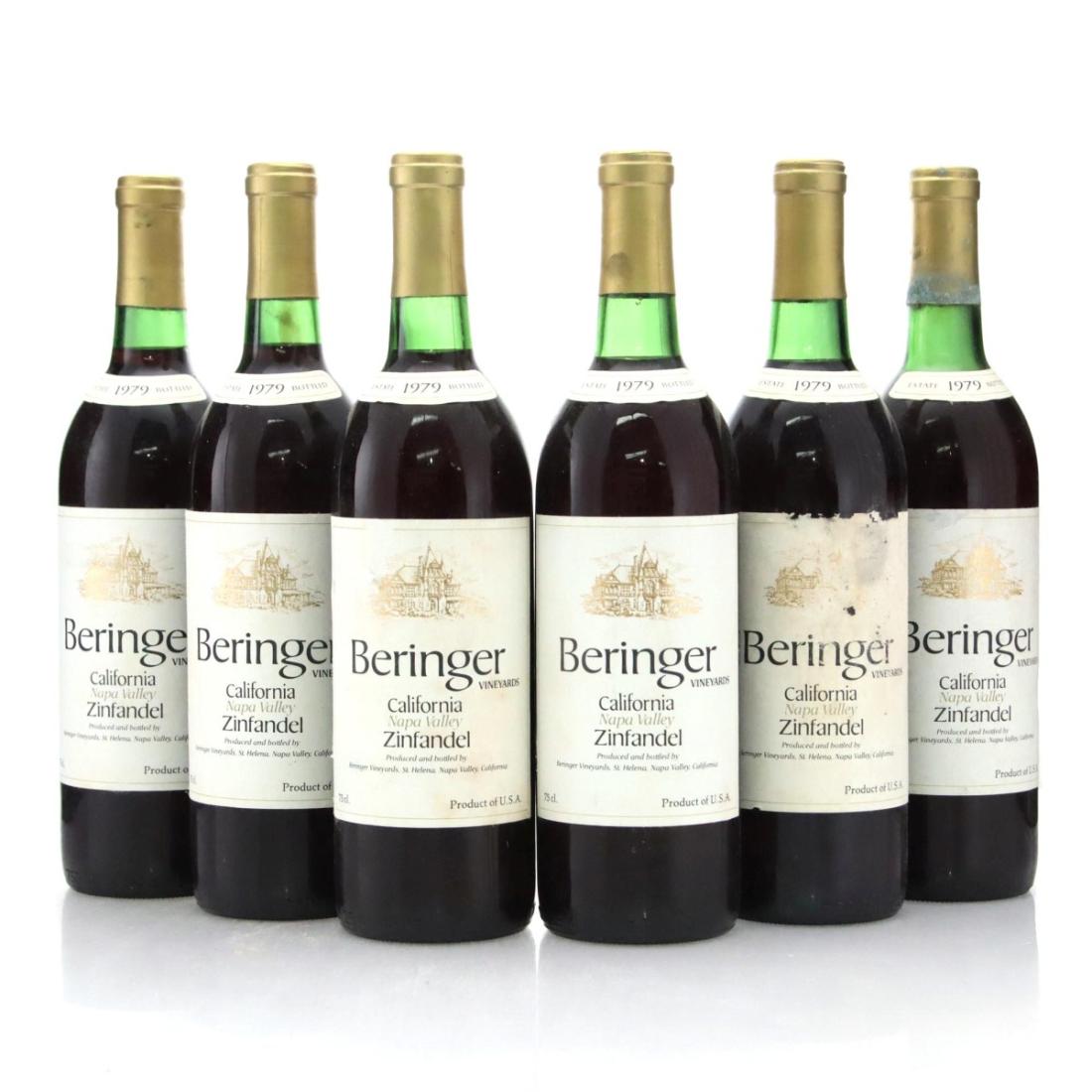 Beringer Zinfandel 1979 x 6