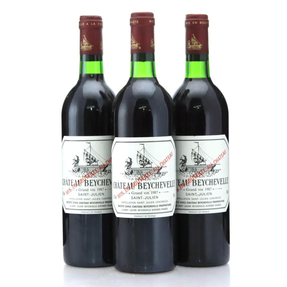 Image for Château Beychevelle 1987 x 3