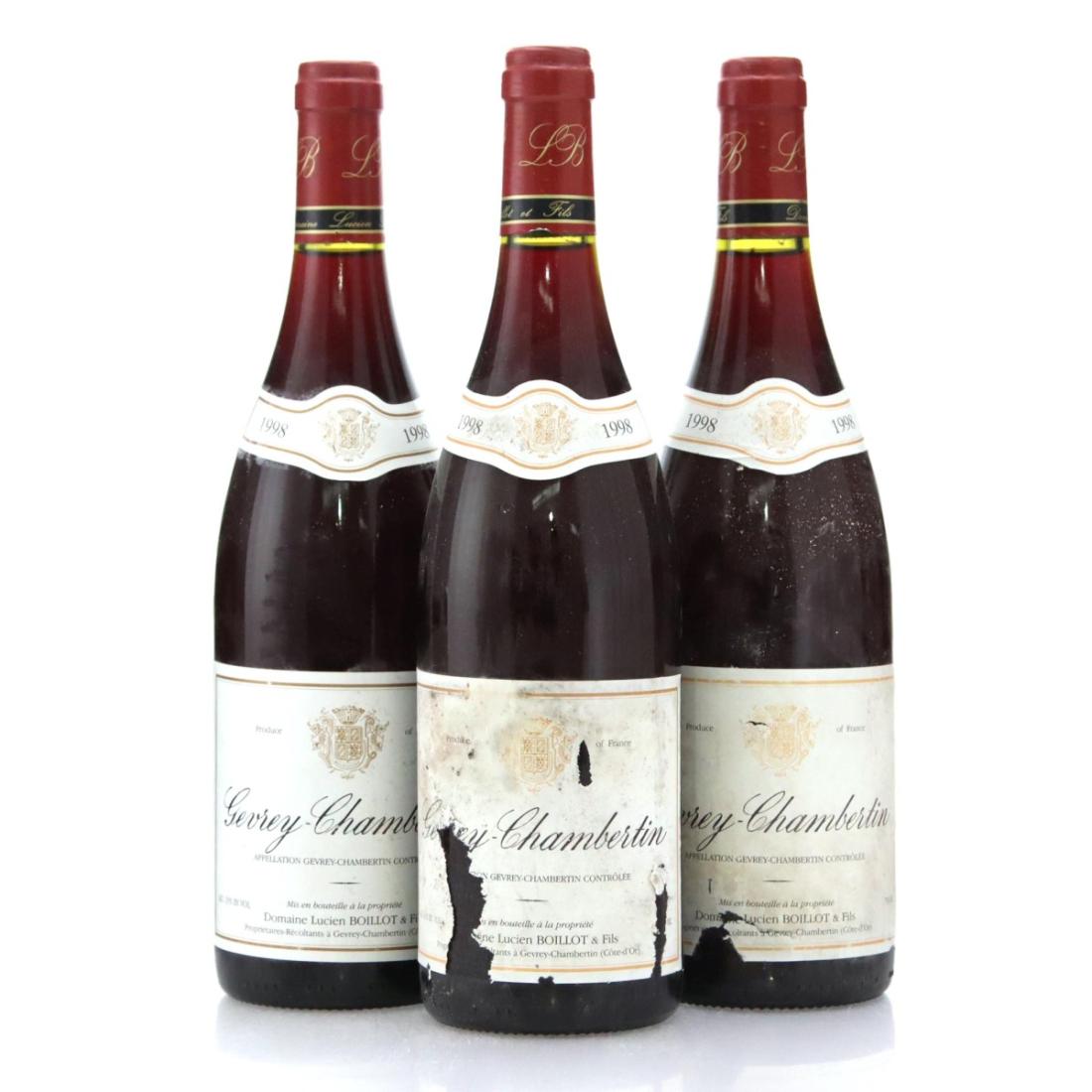 Domaine Lucien Boillot & Fils 1998 x 3