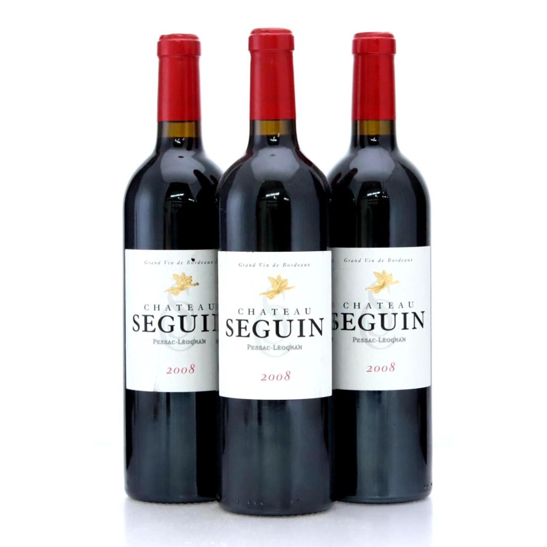 Château Seguin 2008 x 3
