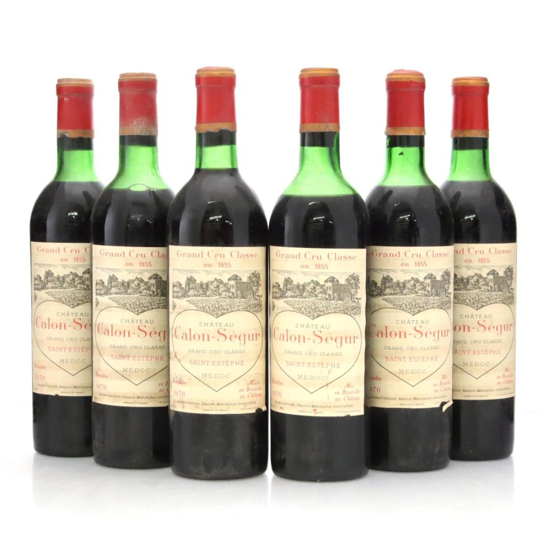 Château Calon Ségur 1970 x 6