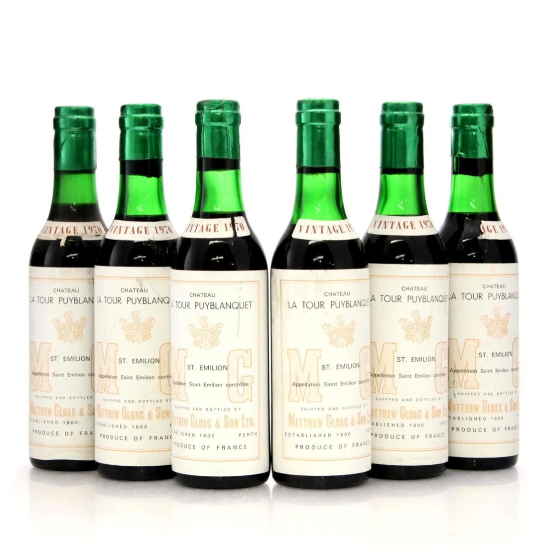 Château Puyblanquet 1970 x 6 / half-bottle