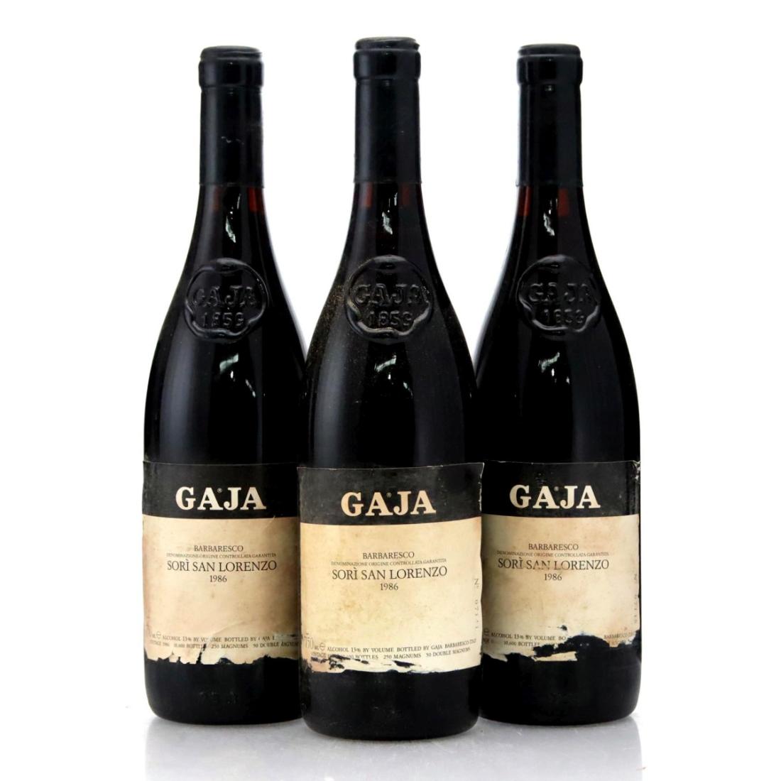 Image for Gaja Sorì San Lorenzo 1986 x 3