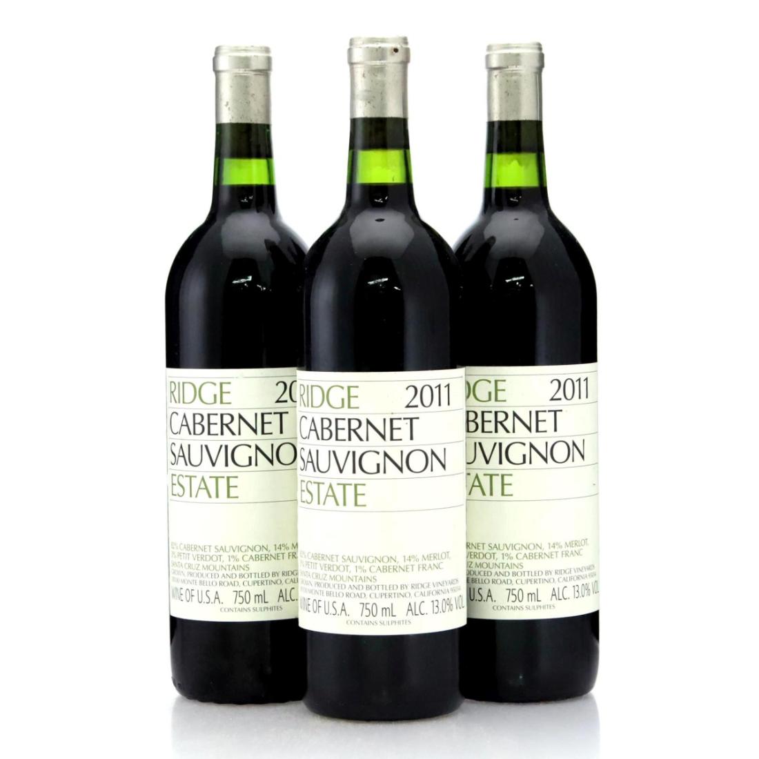 Ridge Cabernet Sauvignon Estate 2011 x 3