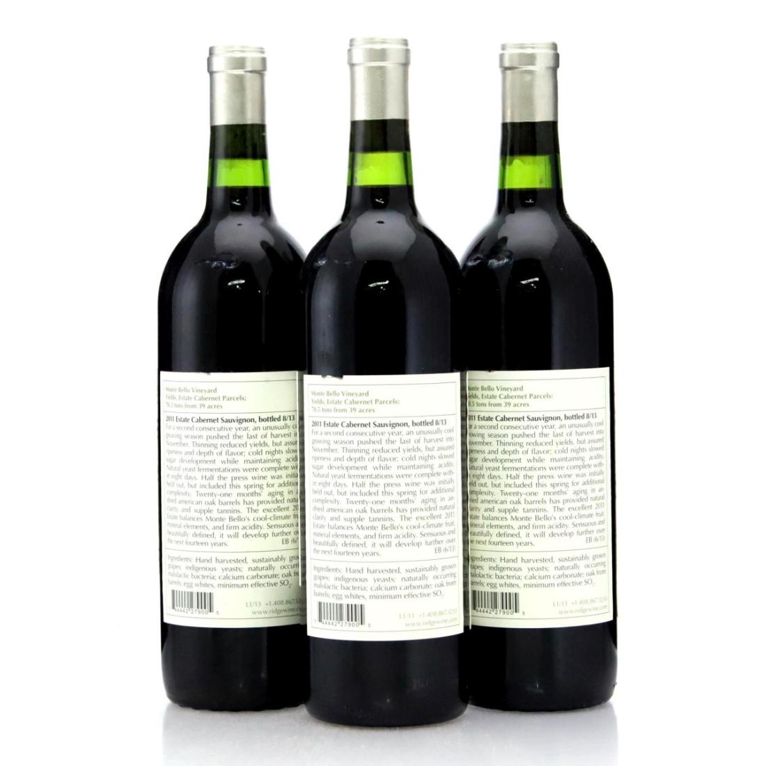 Image for Ridge Cabernet Sauvignon Estate 2011 x 3