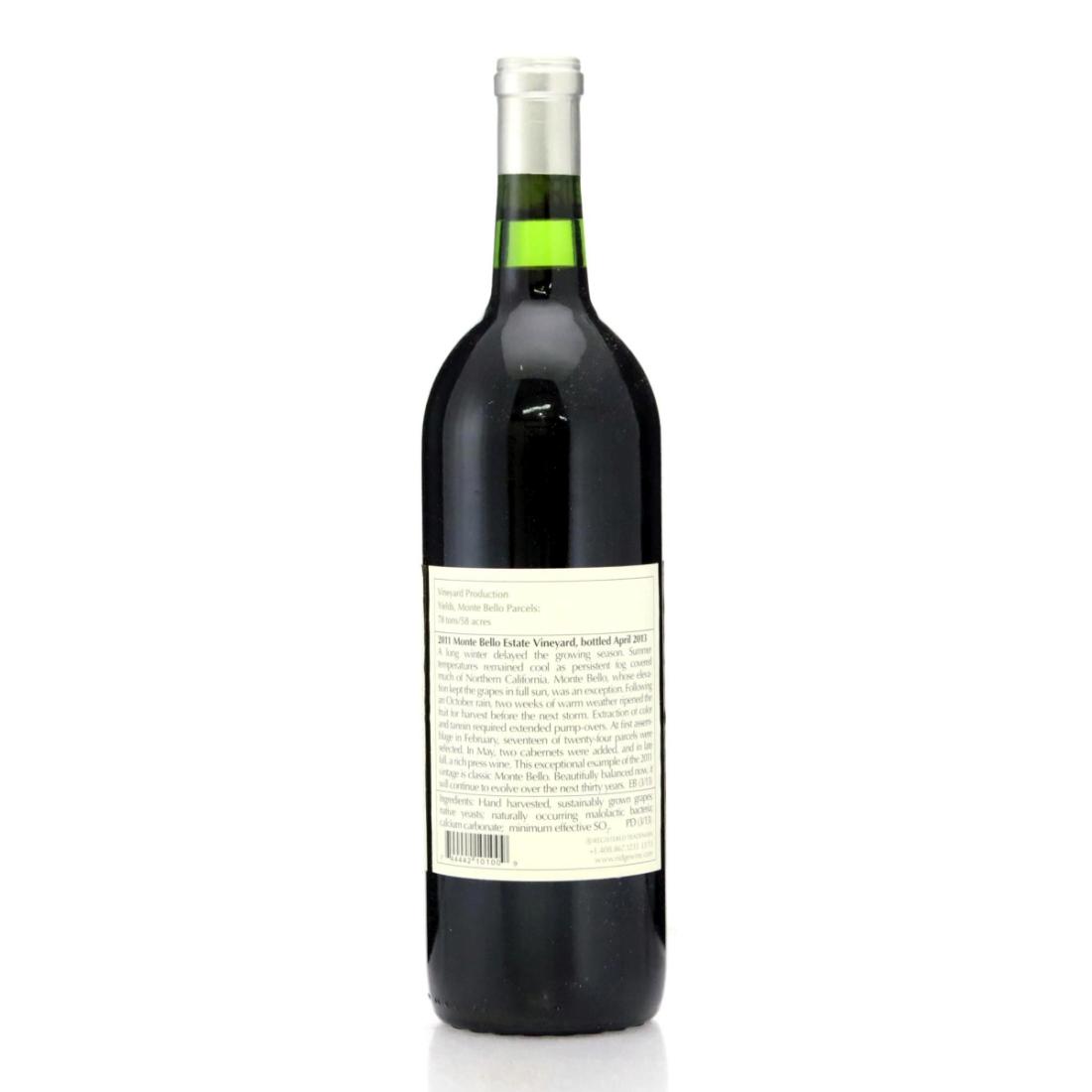 Image for Ridge Monte Bello 2011