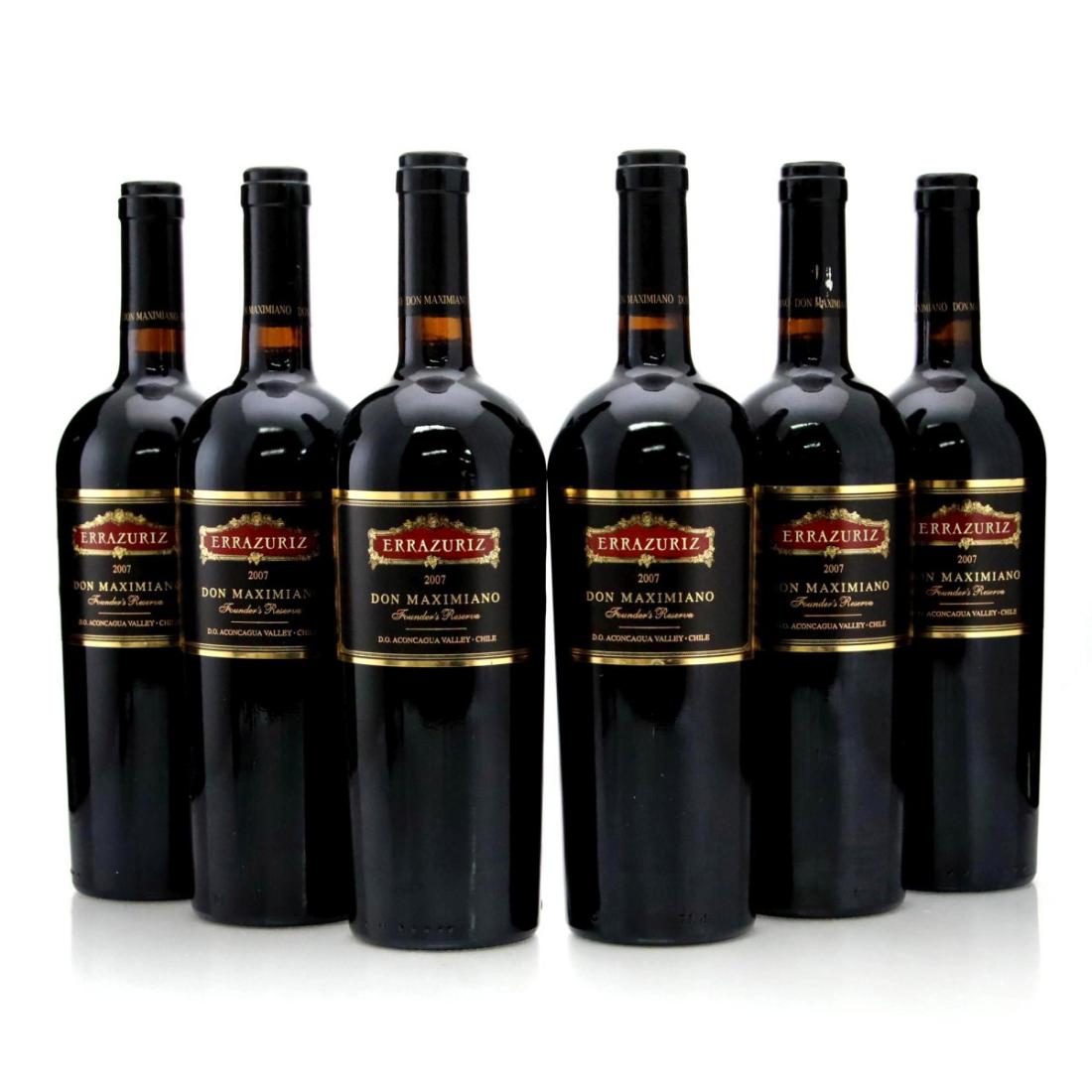 Image for Errazuriz Don Maximiano Founders Reserve 2007 x 6
