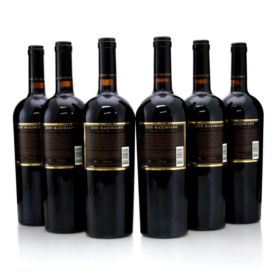 Image for Errazuriz Don Maximiano Founders Reserve 2007 x 6