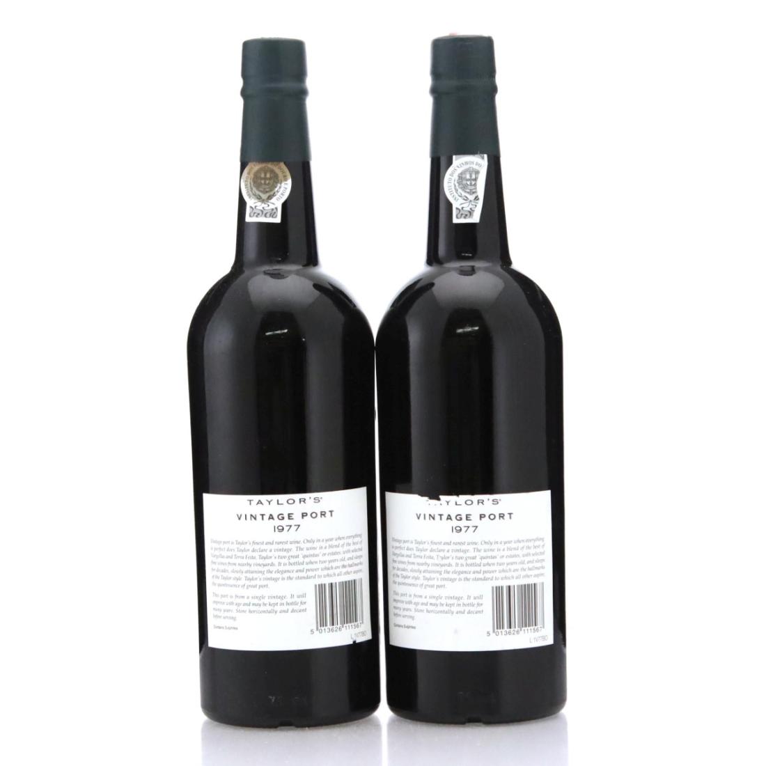 Image for Taylor's 1977 Vintage Port x 2