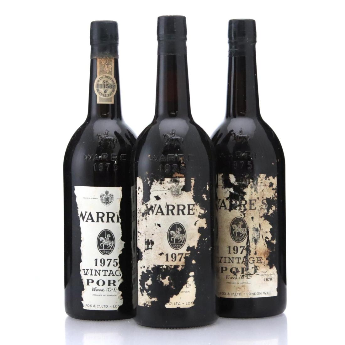Warre's 1975 Vintage Port x 3