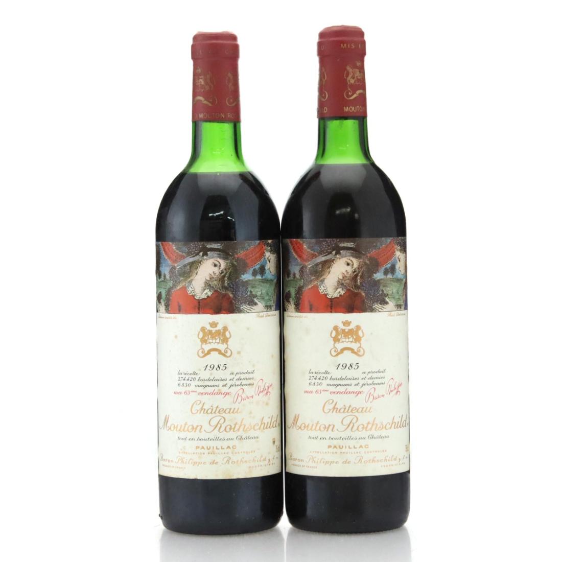 Château Mouton Rothschild 1985 x 2
