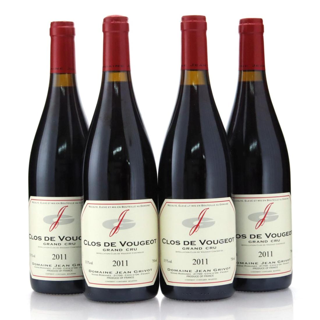 Domaine Jean Grivot 2011 Clos de Vougeot x 4