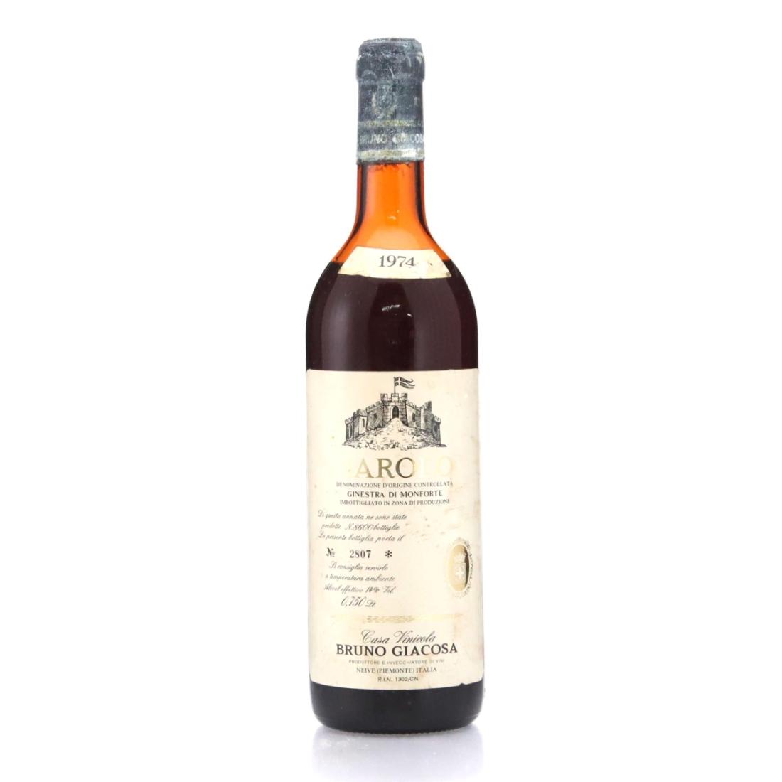 Bruno Giacosa Ginestra di Monforte 1974