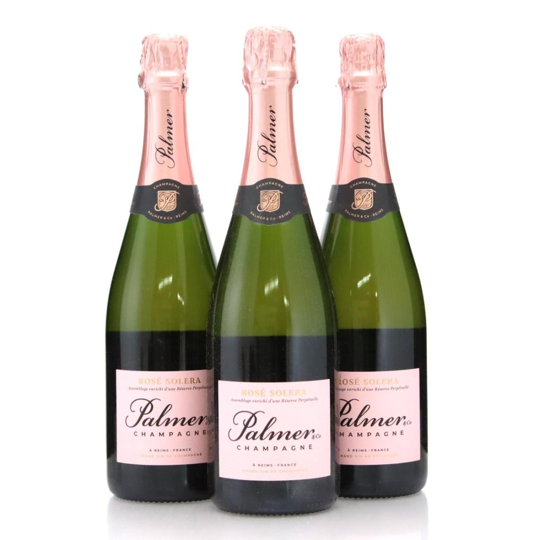 Palmer & Co Brut Rosé Solera Champagne x 3