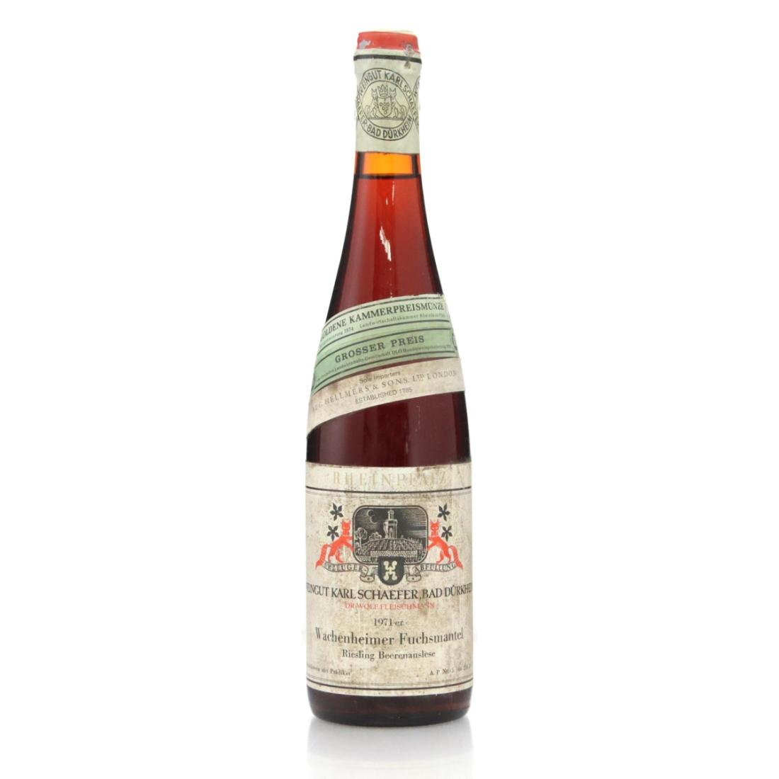 Weingut Karl Schäefer, Bad Burkheim Riesling Beerenauslese 1971
