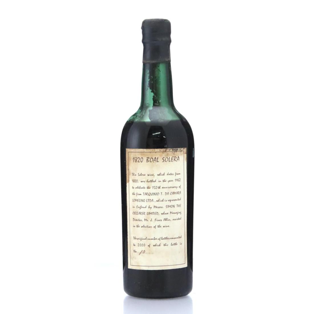 Image for Tarquinio T. da Camara Lomelino Boal Solera 1820 Madeira / 150th Anniversary