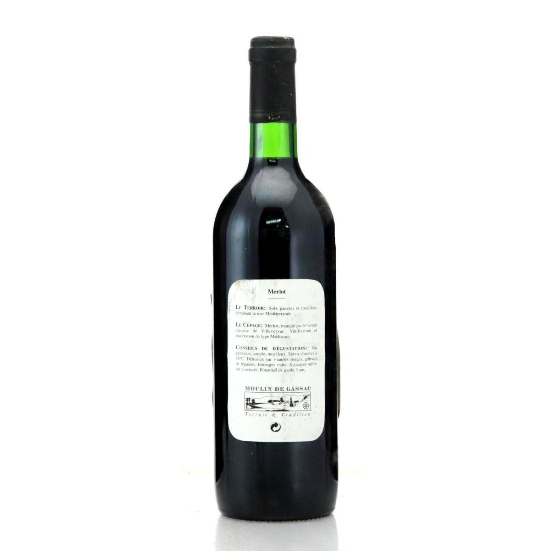 Image for Moulin de Gassac Merlot 1998