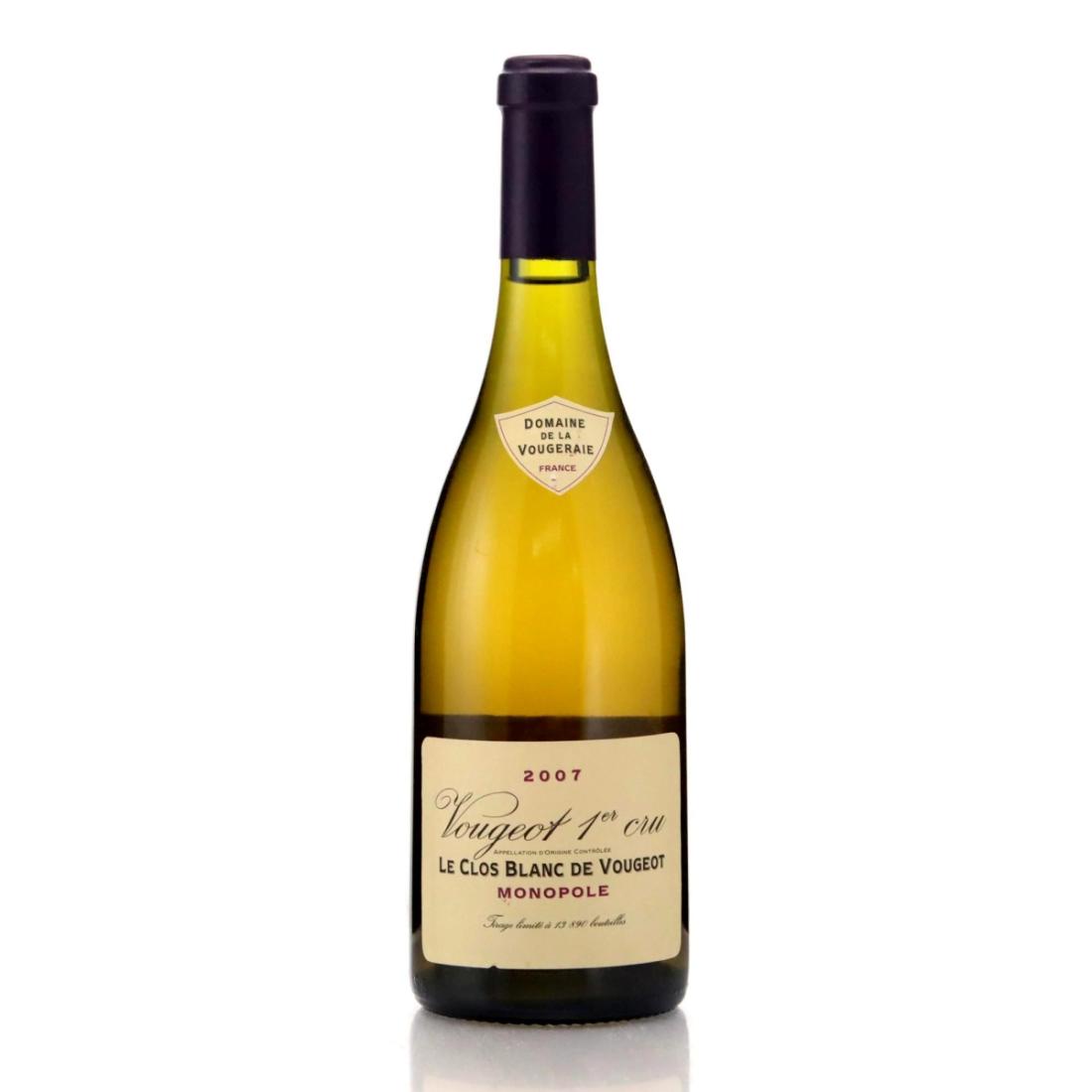 Domaine de la Vougeraie Les Clos Blanc de Vougeot Monopole 2007