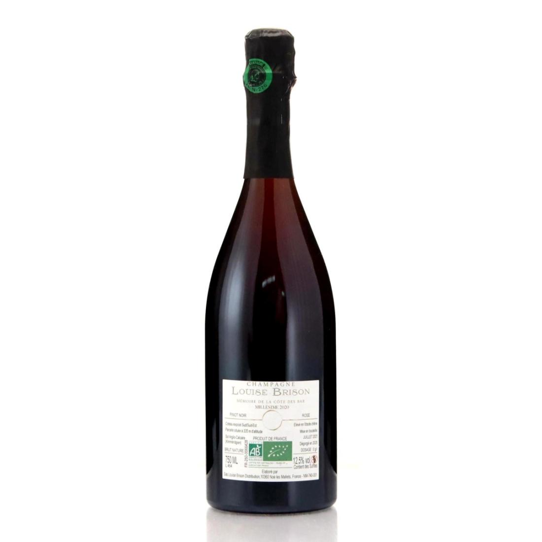 Image for Louise Brison Rosé de la Côte des Bar Brut Nature 2020 Vintage Champagne 