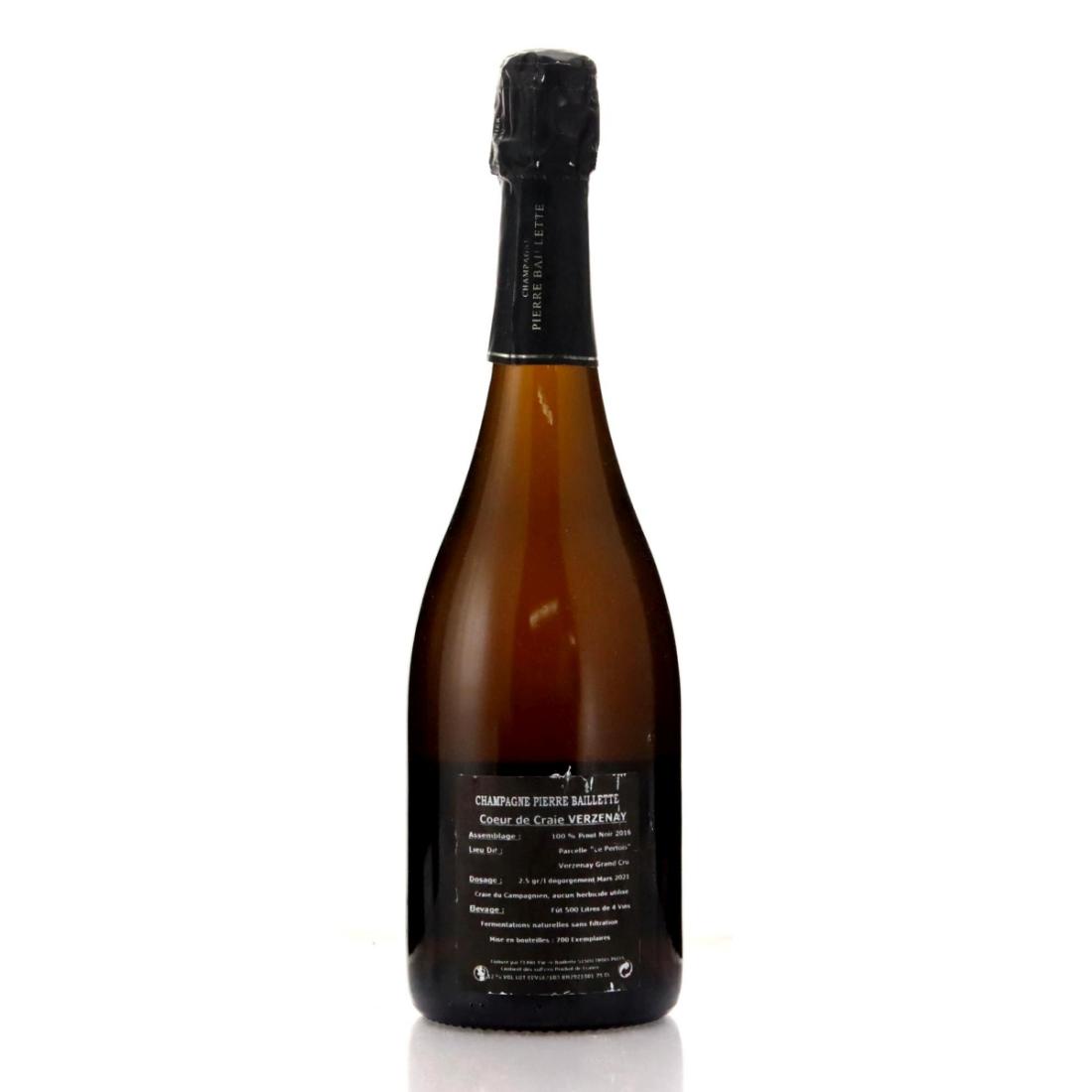 Image for Pierre Baillette Coeur de Crane Blanc de Noirs 2016 Vintage Champagne