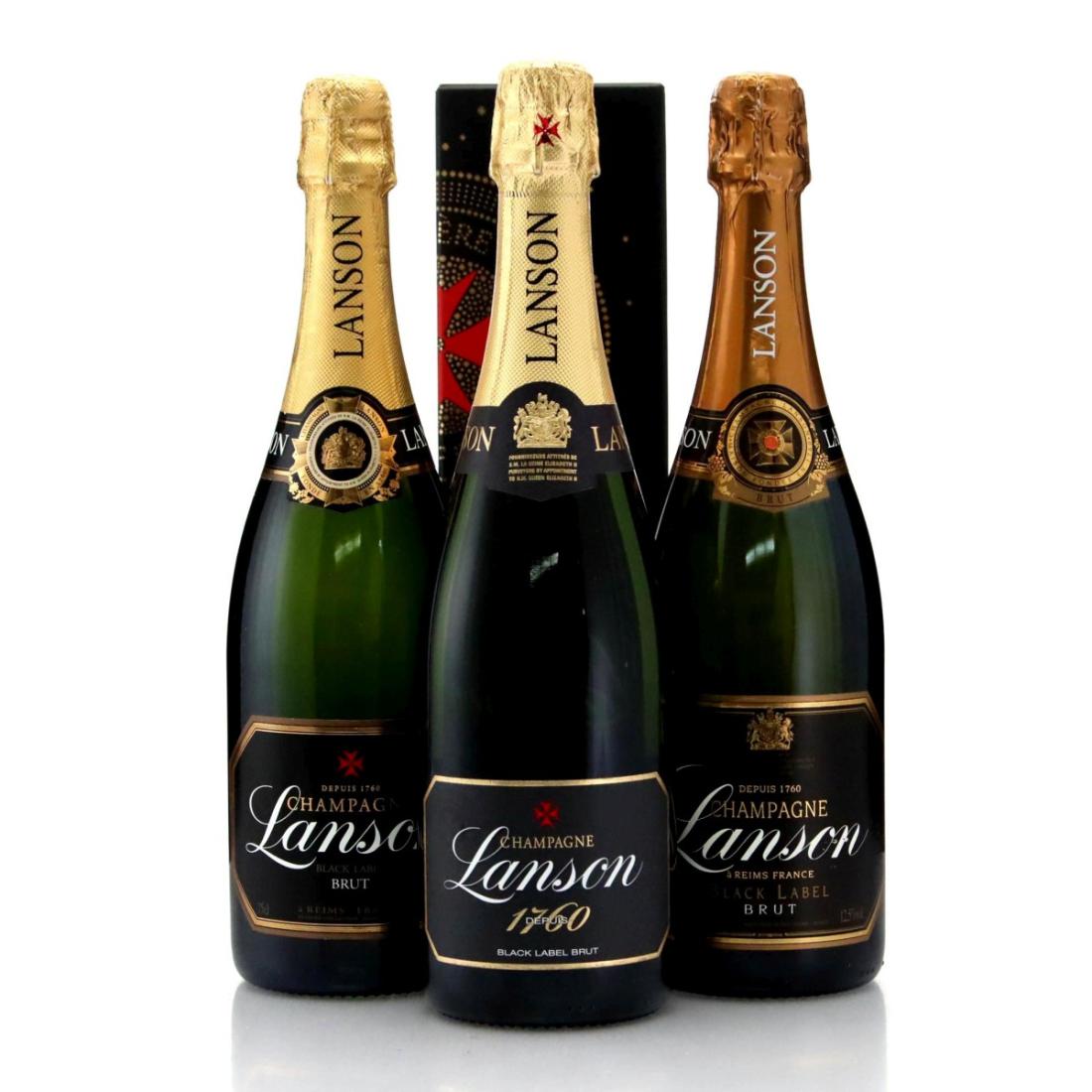 Lanson Black Label Brut Champagne x 3