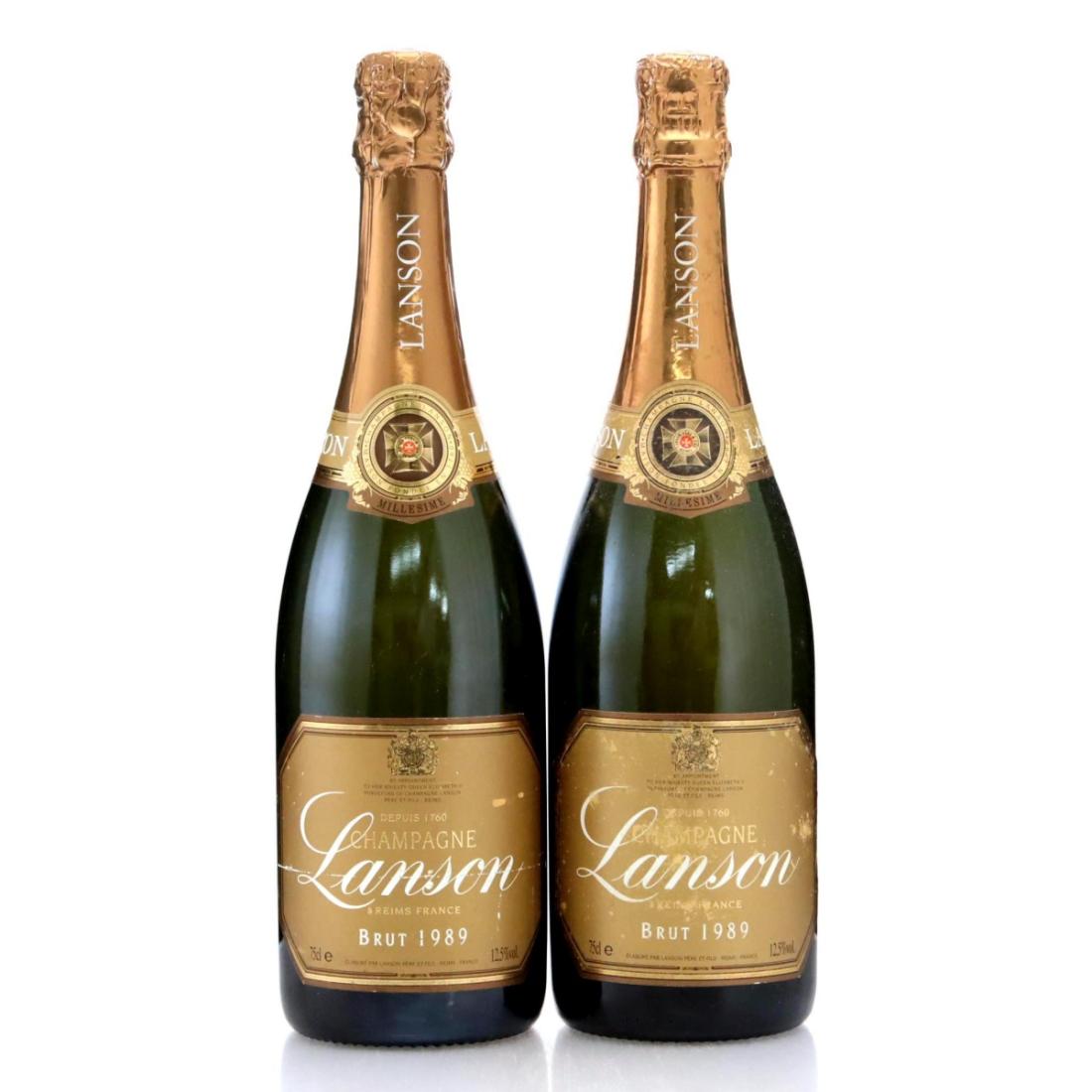 Lanson 1989 Vintage Champagne x 2