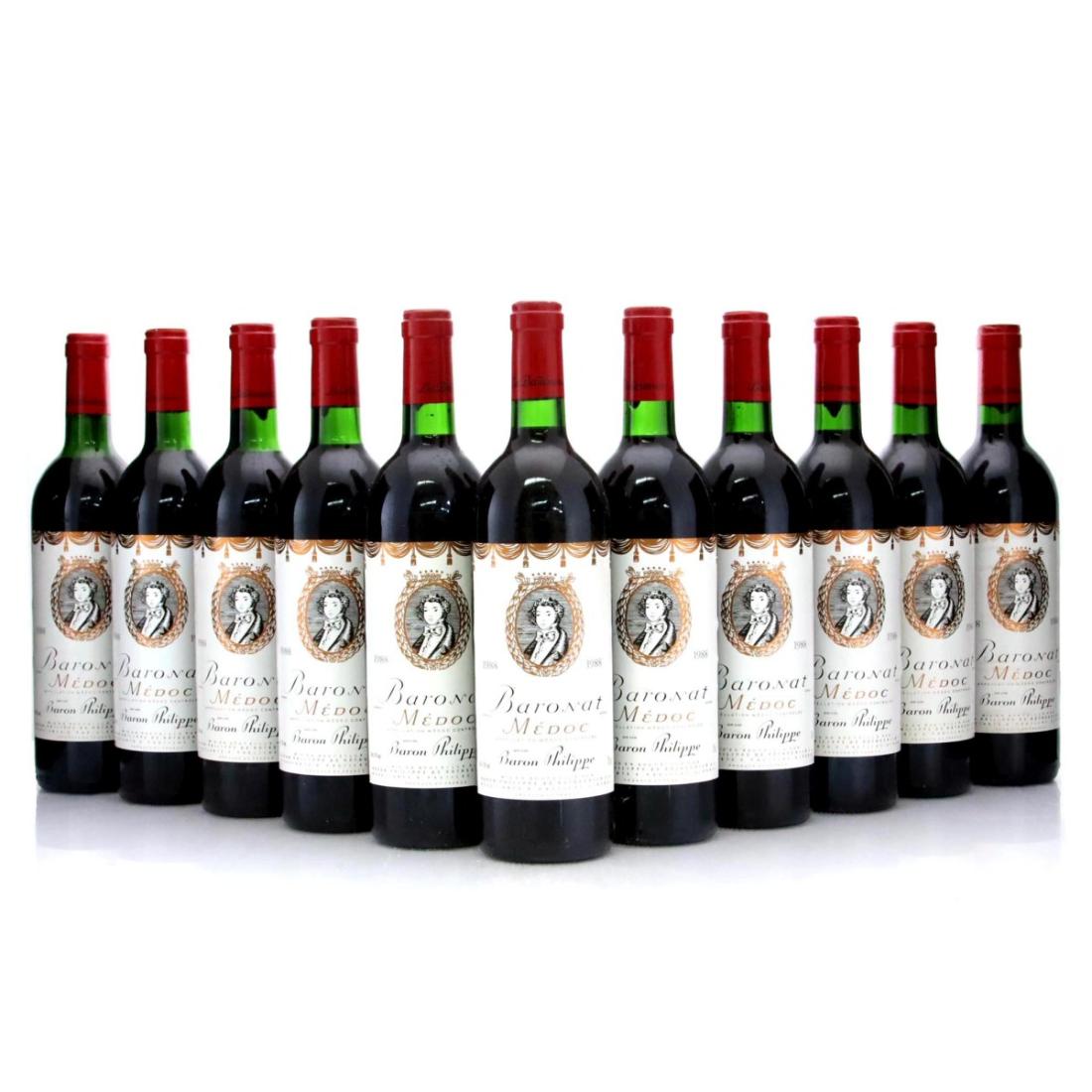 Baronat Baron Philippe de Rothschild 1988 x 11