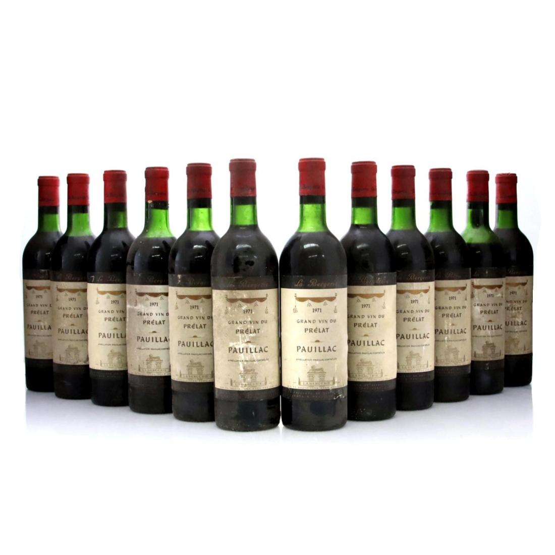 Baronat Baron Philippe de Rothschild La Bergerie Prélat 1971 x 12