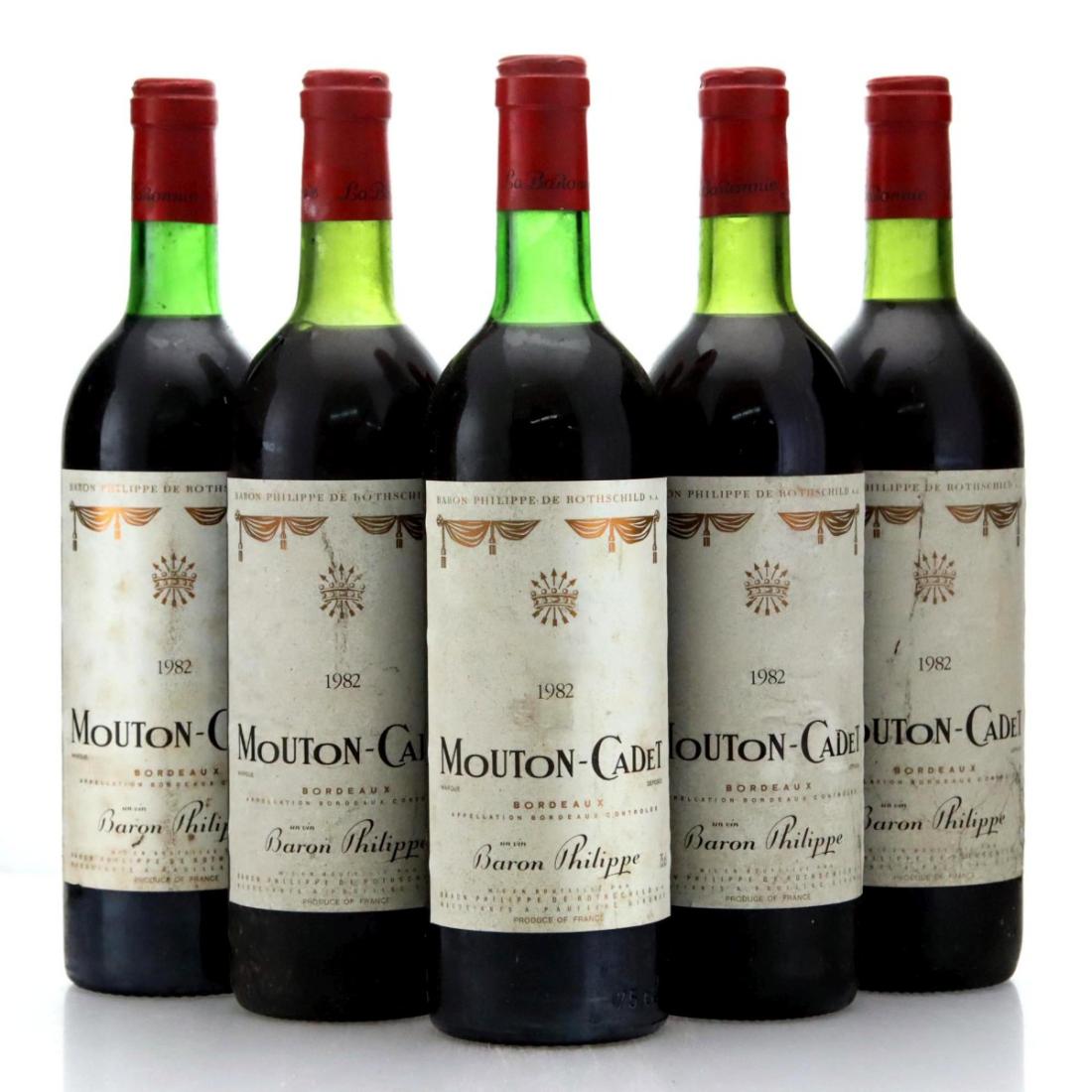Mouton-Cadet 1982 x 5