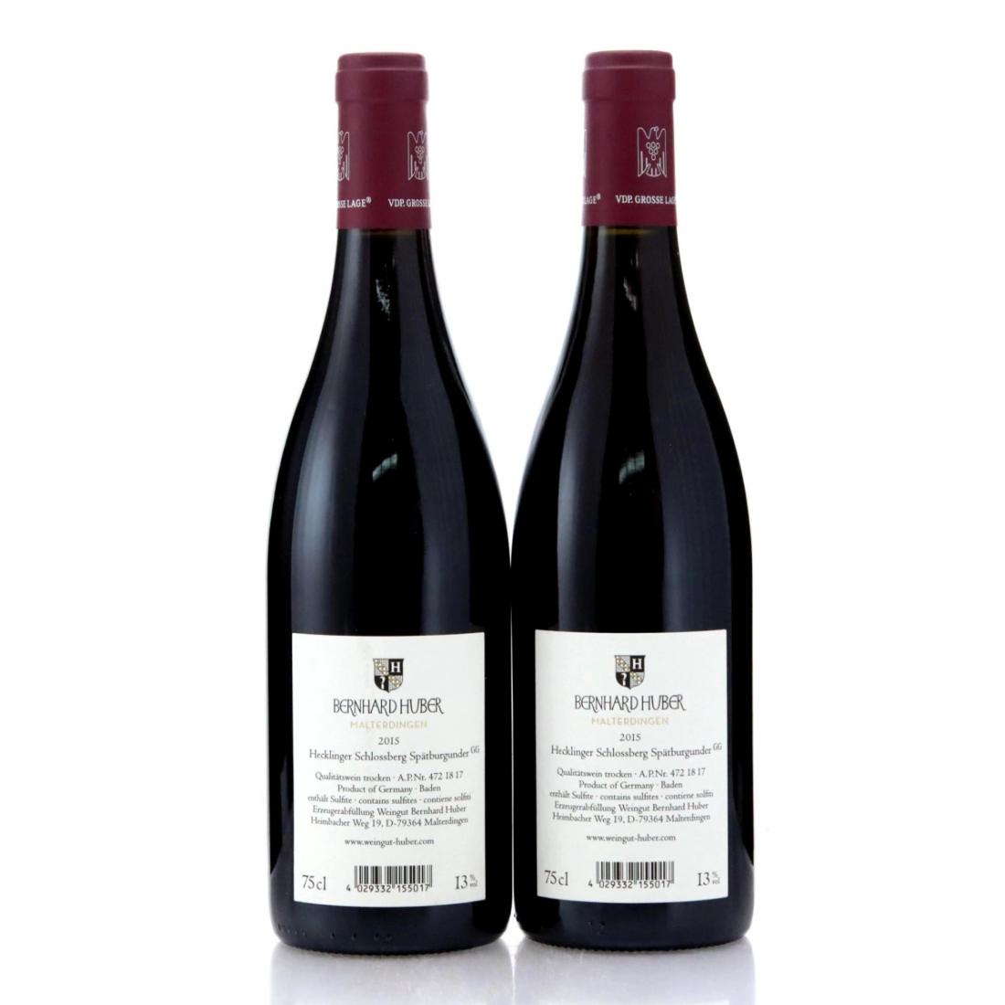 Image for Bernhard Huber Hecklinger Schlossberg Spätburgunder GG 2015 Malterdingen x 2