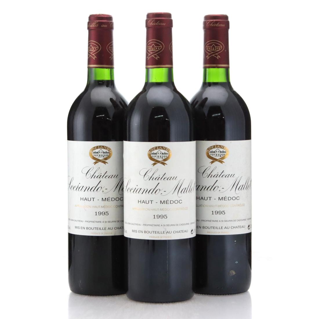 Château Sociando-Mallet 1995 x 3