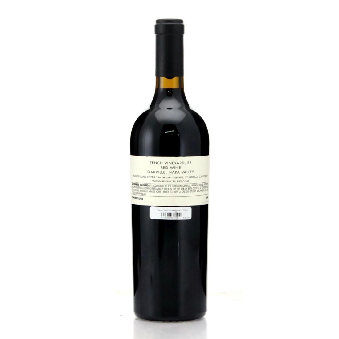 Image for Bevan Cellars Tench Vineyard EE 2015 Oakville 