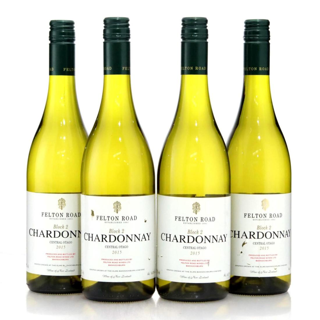 Felton Road Block 2 Chardonnay 2015 x 4