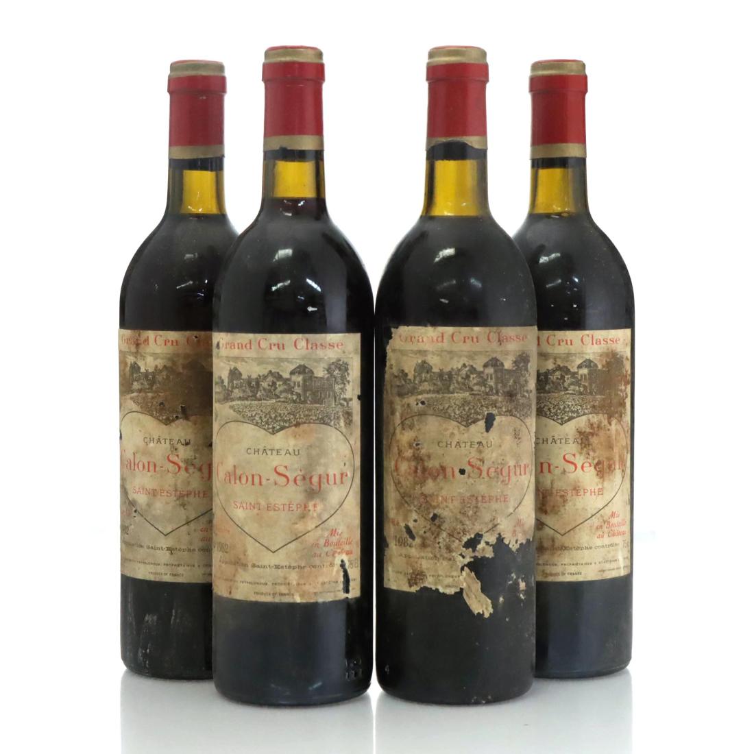 Château Calon-Ségur 1982 x 4