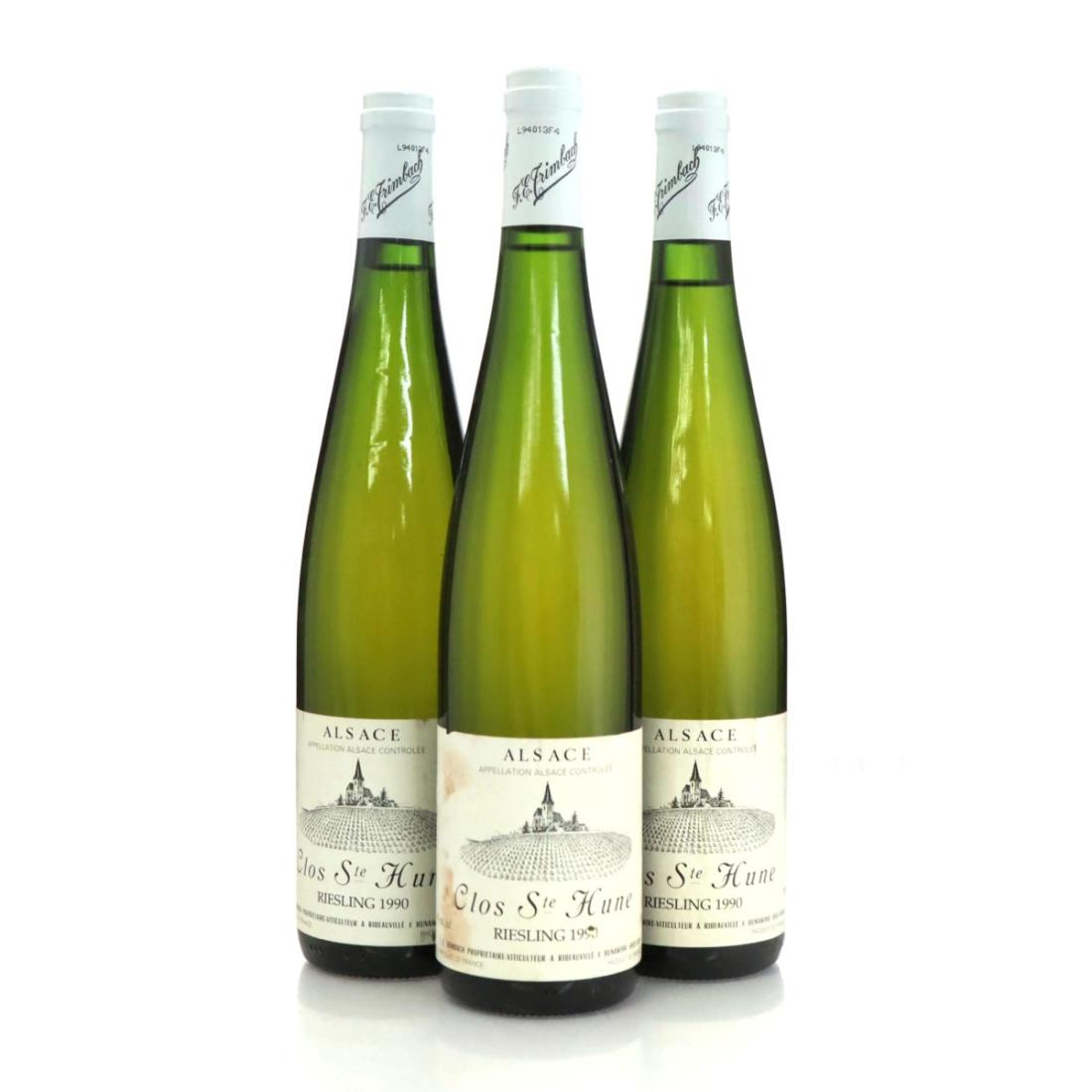 Trimbach Clos Ste Hune Riesling 1990 x 3