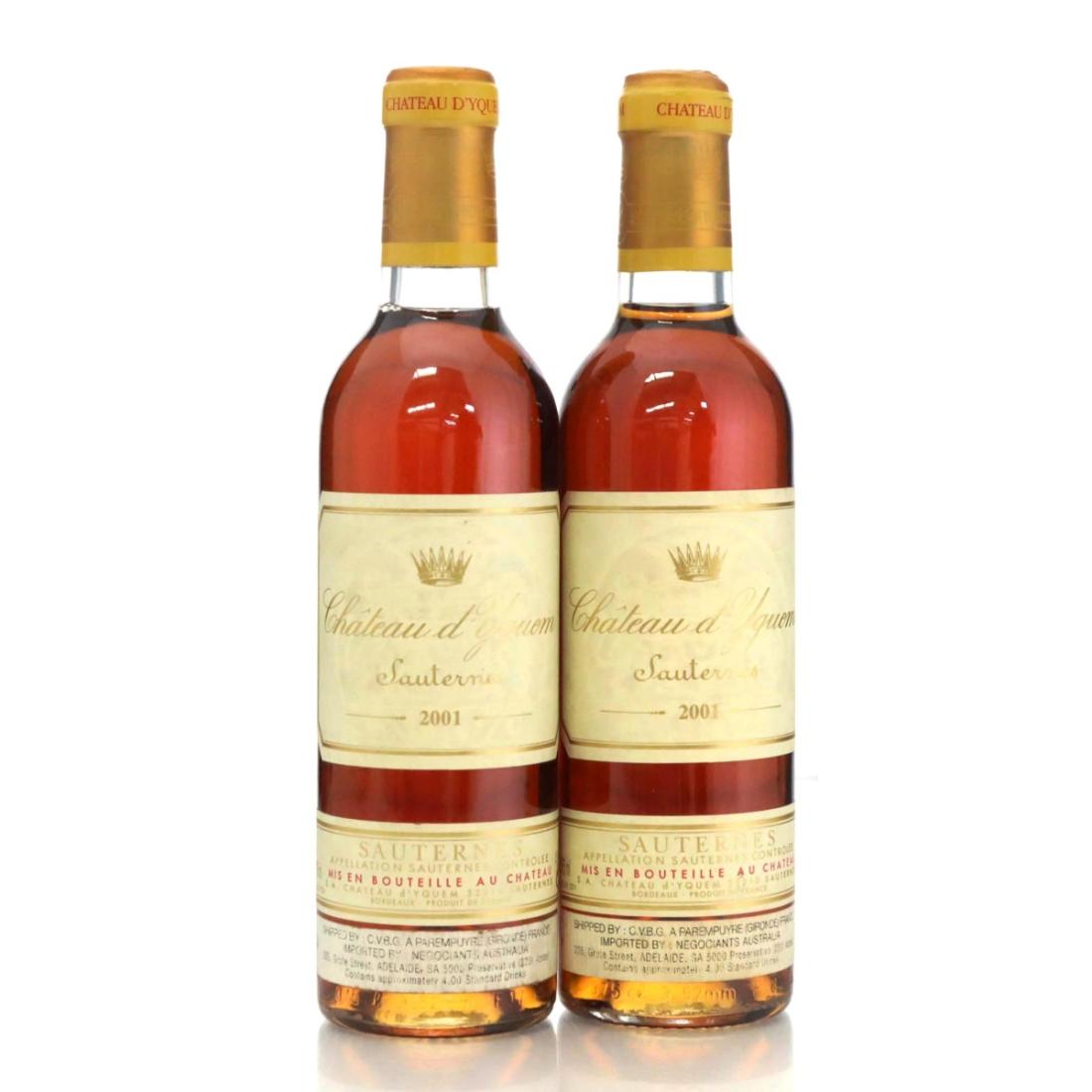 Château d'Yquem 2001 / Half Bottle x 2